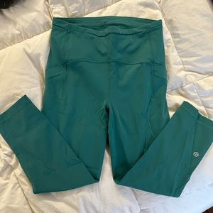 lululemon Swift Speed High-Rise Crop 21” - Size 6 - Teal Lagoon